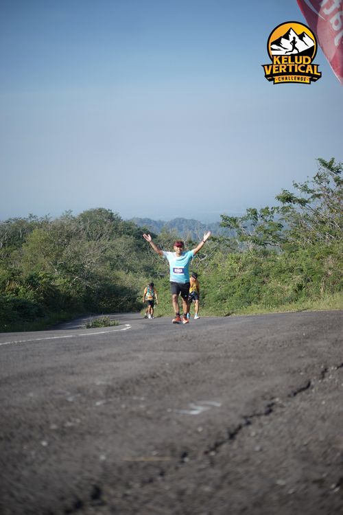 Race photo from Kelud Vertical Challenge 2024