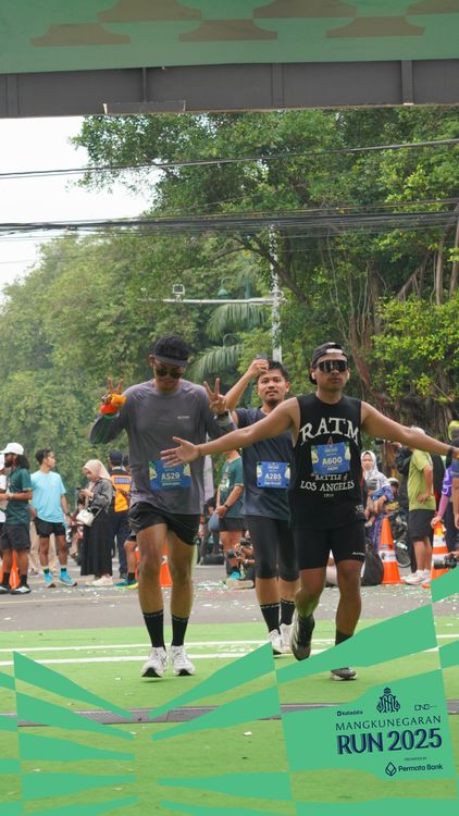 Race photo from Mangkunegaran Run 2025