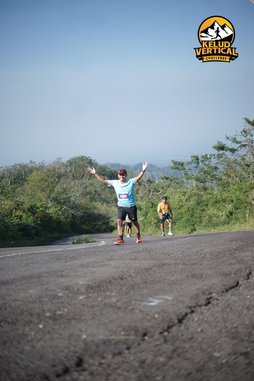 Race photo from Kelud Vertical Challenge 2024