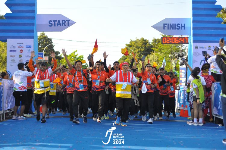 Race photo from Jabar Run 10K 2024
