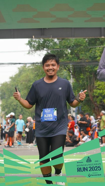 Race photo from Mangkunegaran Run 2025