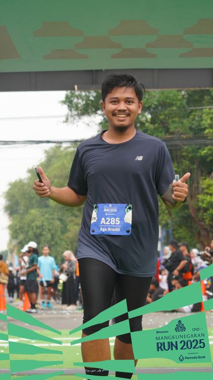 Race photo from Mangkunegaran Run 2025