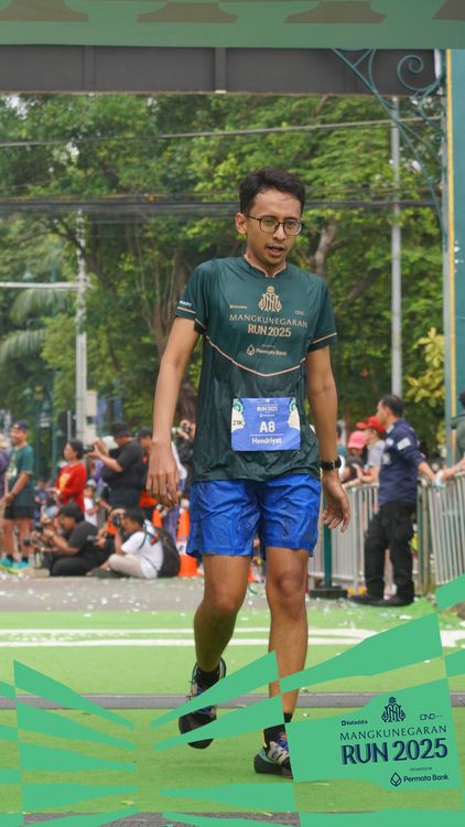 Race photo from Mangkunegaran Run 2025