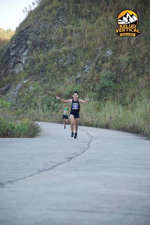 Race photo from Kelud Vertical Challenge 2024