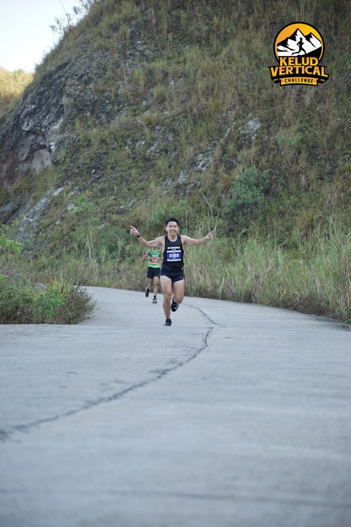 Race photo from Kelud Vertical Challenge 2024
