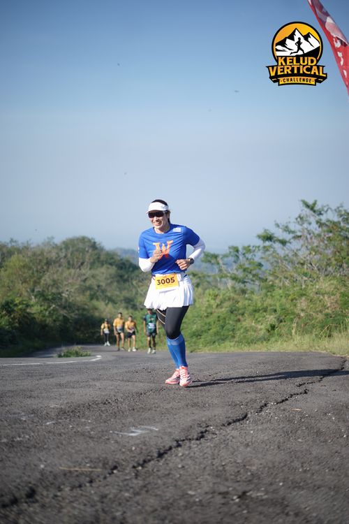 Race photo from Kelud Vertical Challenge 2024