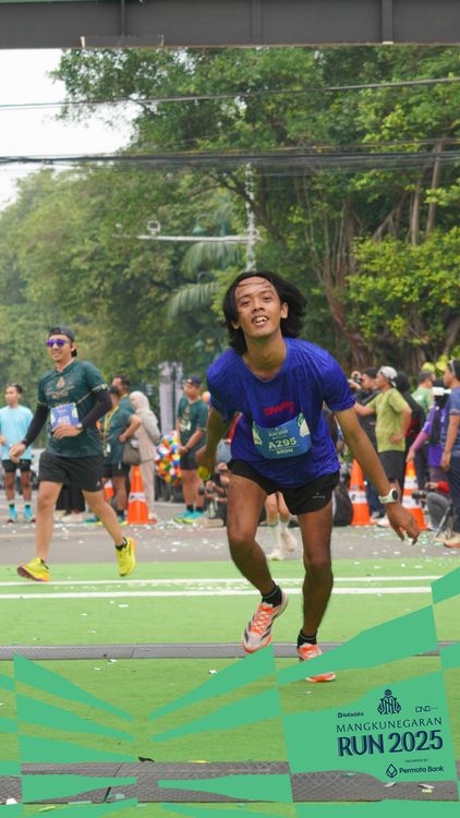 Race photo from Mangkunegaran Run 2025