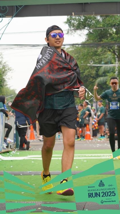 Race photo from Mangkunegaran Run 2025