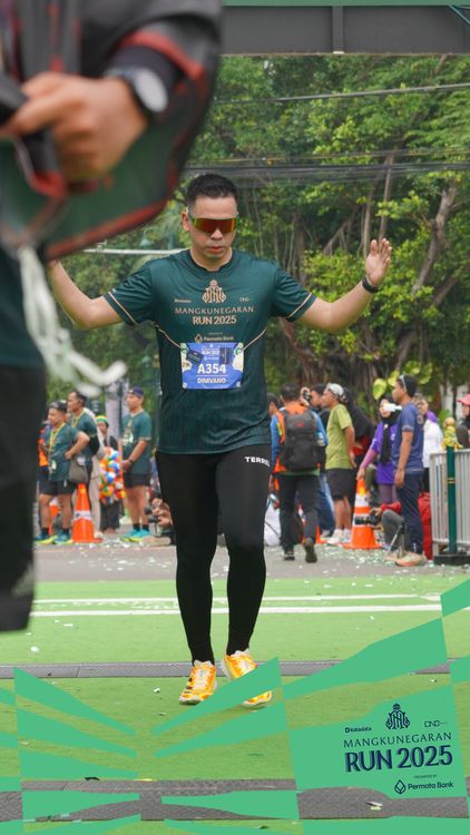 Race photo from Mangkunegaran Run 2025