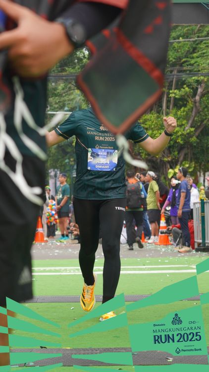 Race photo from Mangkunegaran Run 2025