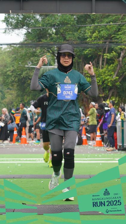 Race photo from Mangkunegaran Run 2025