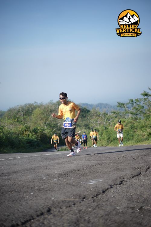 Race photo from Kelud Vertical Challenge 2024