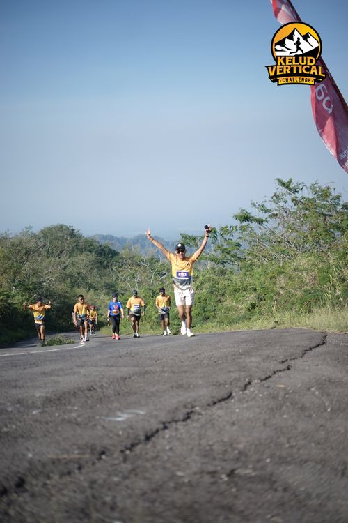 Race photo from Kelud Vertical Challenge 2024