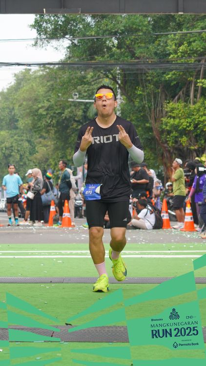 Race photo from Mangkunegaran Run 2025