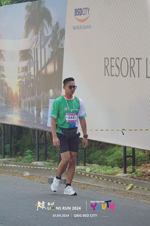 Race photo from BAF LIONS RUN 2024