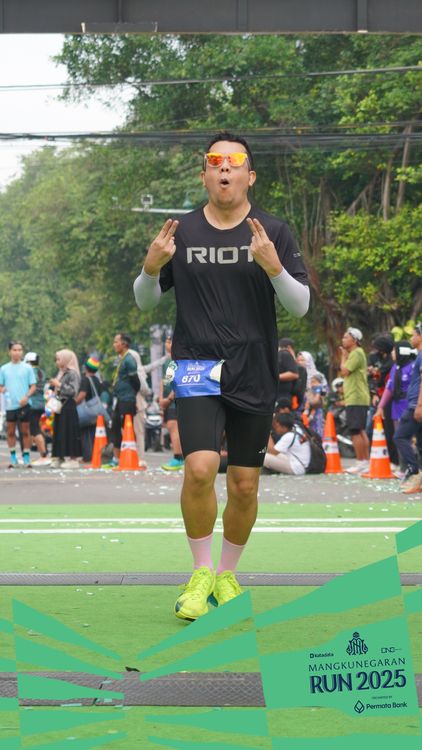 Race photo from Mangkunegaran Run 2025