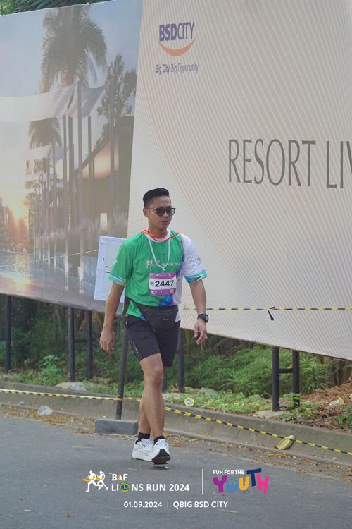 Race photo from BAF LIONS RUN 2024