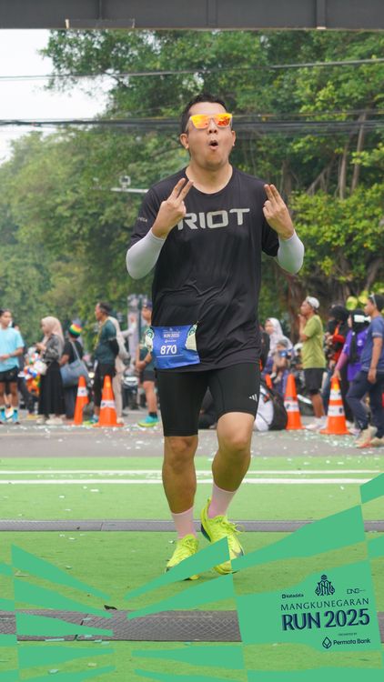 Race photo from Mangkunegaran Run 2025