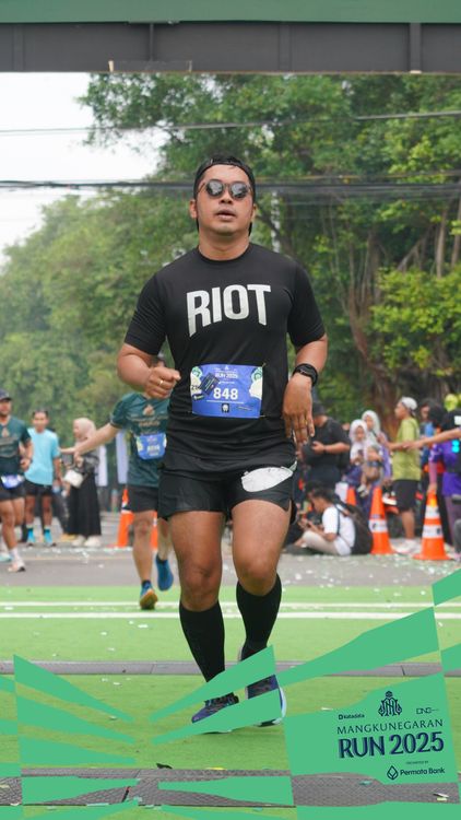 Race photo from Mangkunegaran Run 2025