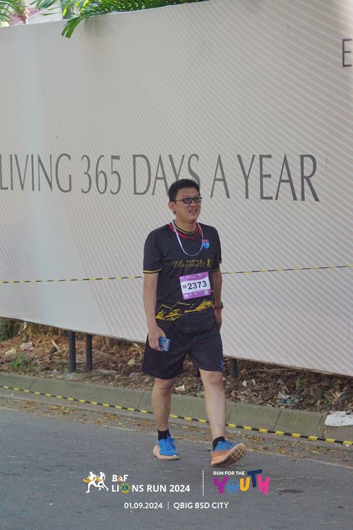 Race photo from BAF LIONS RUN 2024