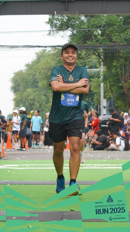 Race photo from Mangkunegaran Run 2025