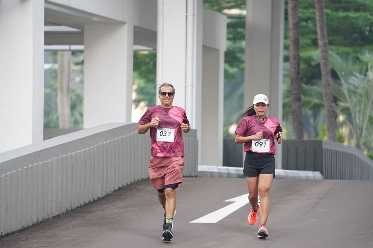 Race photo from Assurance Fun Run 2024