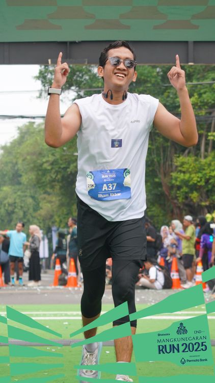 Race photo from Mangkunegaran Run 2025