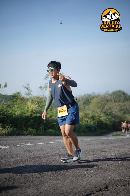 Race photo from Kelud Vertical Challenge 2024