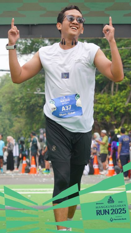 Race photo from Mangkunegaran Run 2025