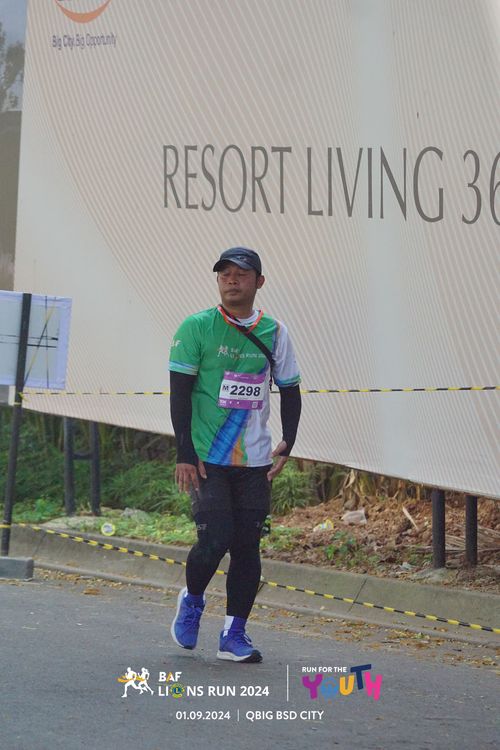 Race photo from BAF LIONS RUN 2024