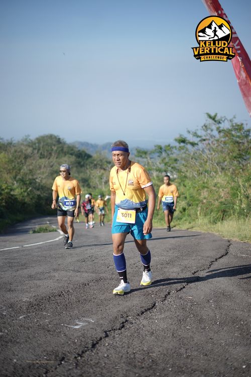 Race photo from Kelud Vertical Challenge 2024