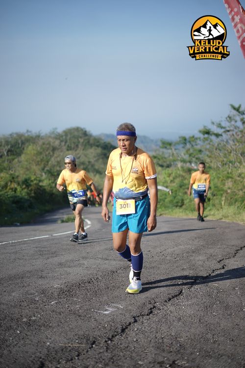 Race photo from Kelud Vertical Challenge 2024