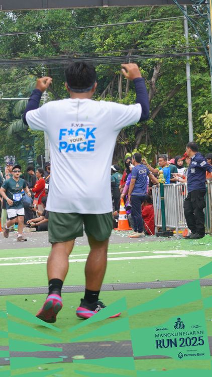 Race photo from Mangkunegaran Run 2025
