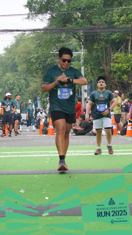 Race photo from Mangkunegaran Run 2025