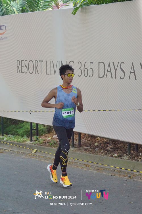 Race photo from BAF LIONS RUN 2024