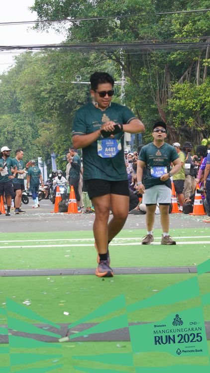 Race photo from Mangkunegaran Run 2025
