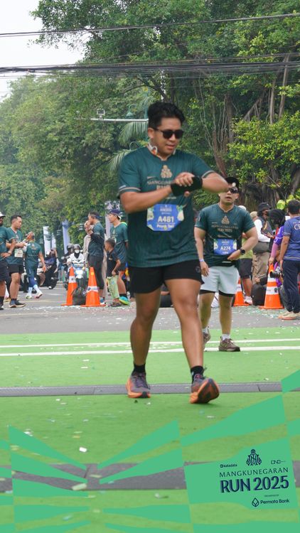 Race photo from Mangkunegaran Run 2025