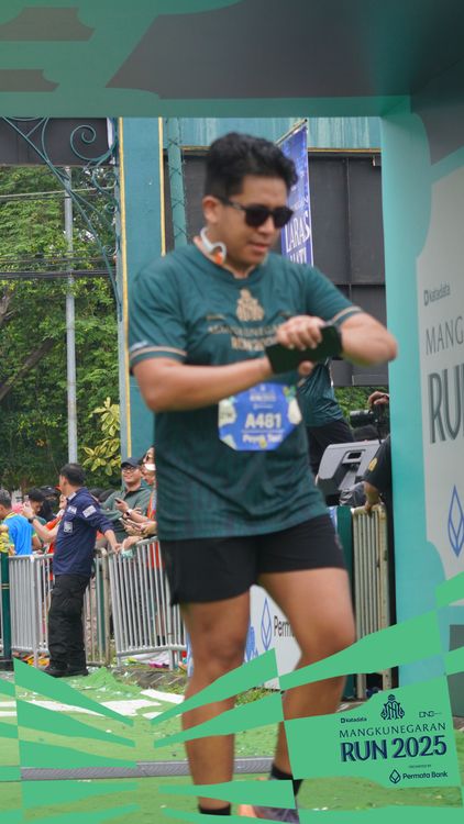 Race photo from Mangkunegaran Run 2025