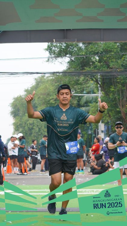 Race photo from Mangkunegaran Run 2025