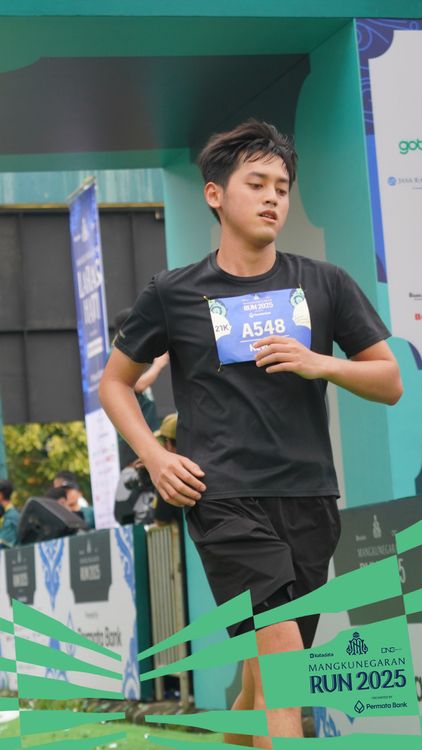 Race photo from Mangkunegaran Run 2025