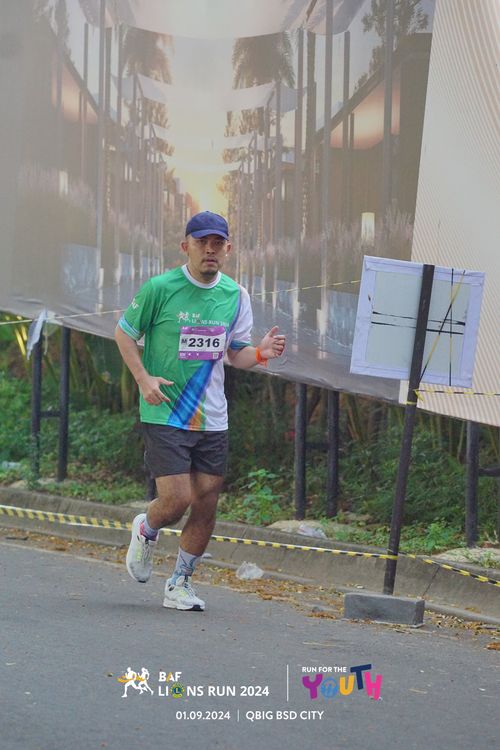 Race photo from BAF LIONS RUN 2024