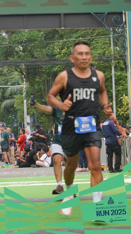 Race photo from Mangkunegaran Run 2025