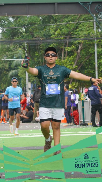 Race photo from Mangkunegaran Run 2025