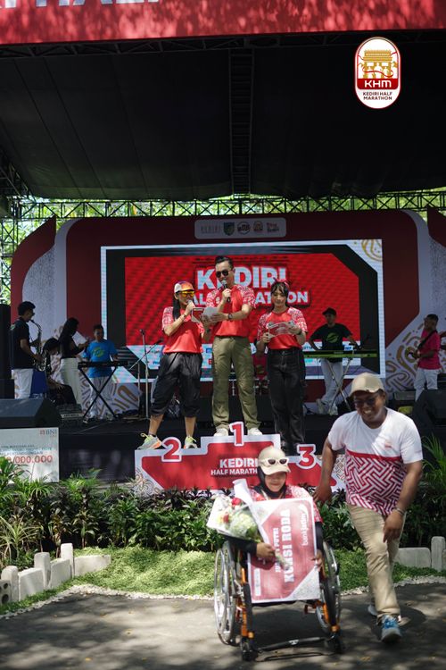 Race photo from Kediri Half Marathon 2025