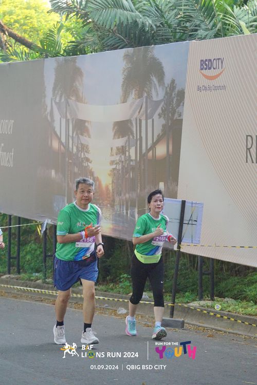 Race photo from BAF LIONS RUN 2024