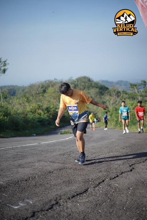 Race photo from Kelud Vertical Challenge 2024
