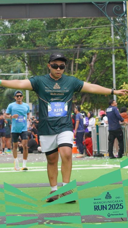 Race photo from Mangkunegaran Run 2025