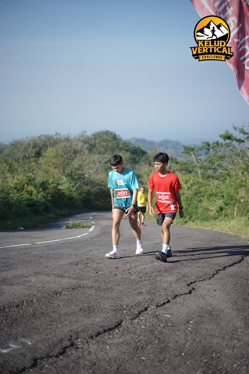Race photo from Kelud Vertical Challenge 2024