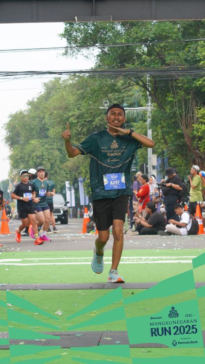 Race photo from Mangkunegaran Run 2025
