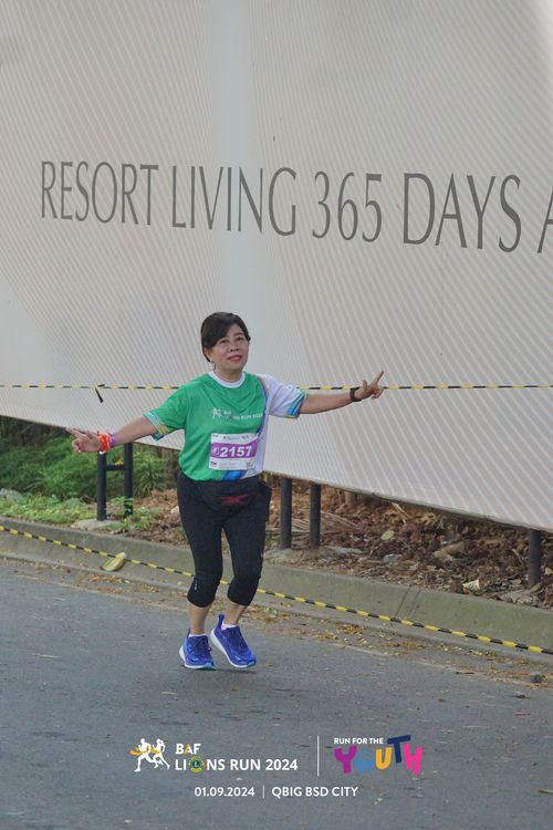 Race photo from BAF LIONS RUN 2024